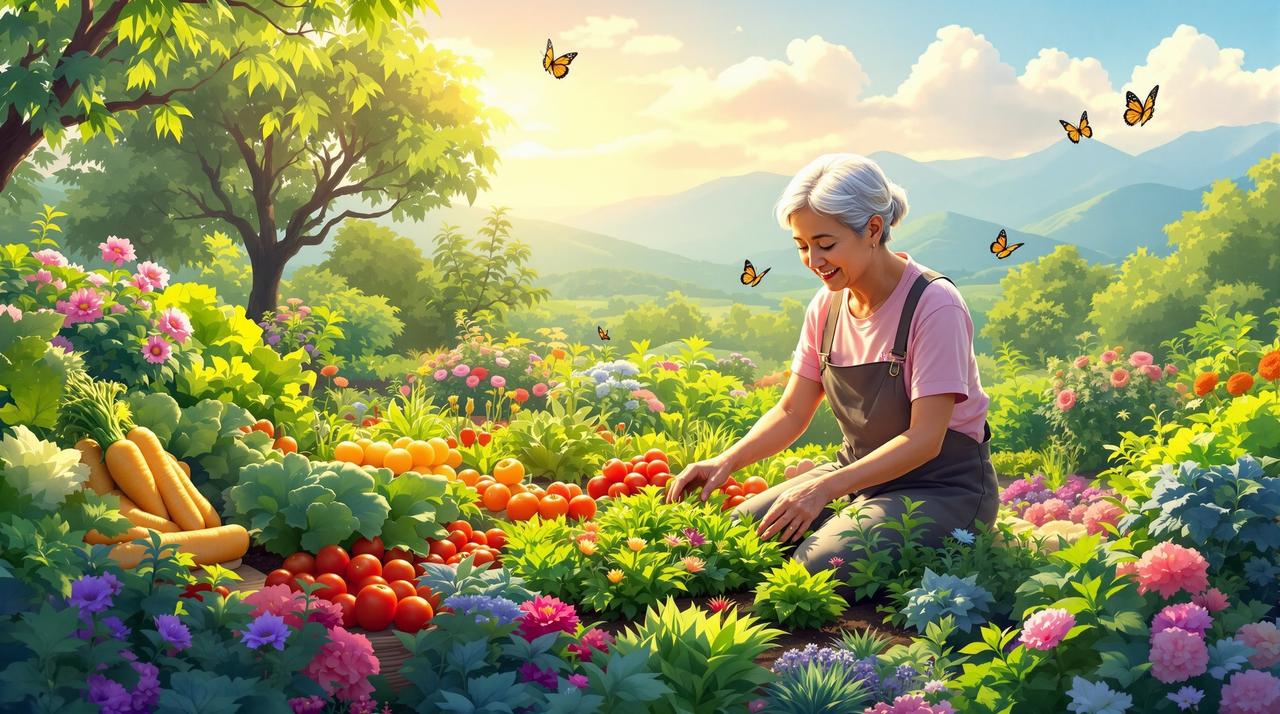 短剧全集免费治愈动画作品《奶奶的菜园》 - 乡村生活